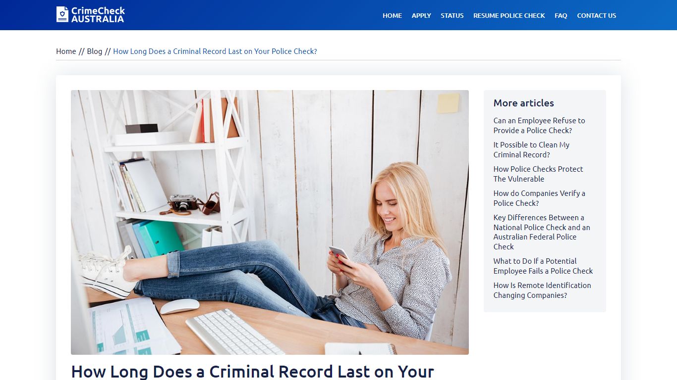 How Long Does a Criminal Record Last on Your Police Check?